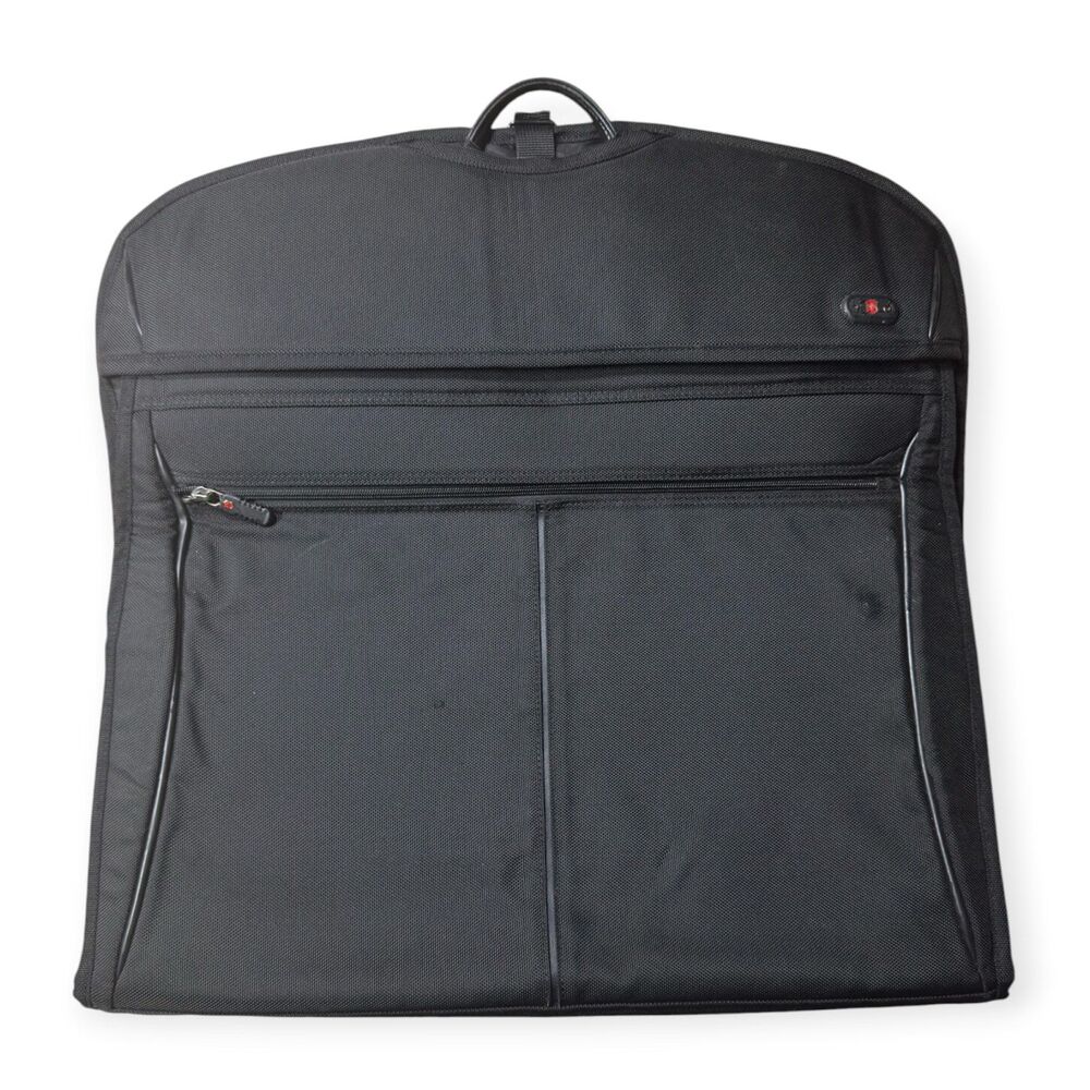 Swiss Gear Zurich Garment Bag 24x20 Inch Black Garment Bag Travel Luggage